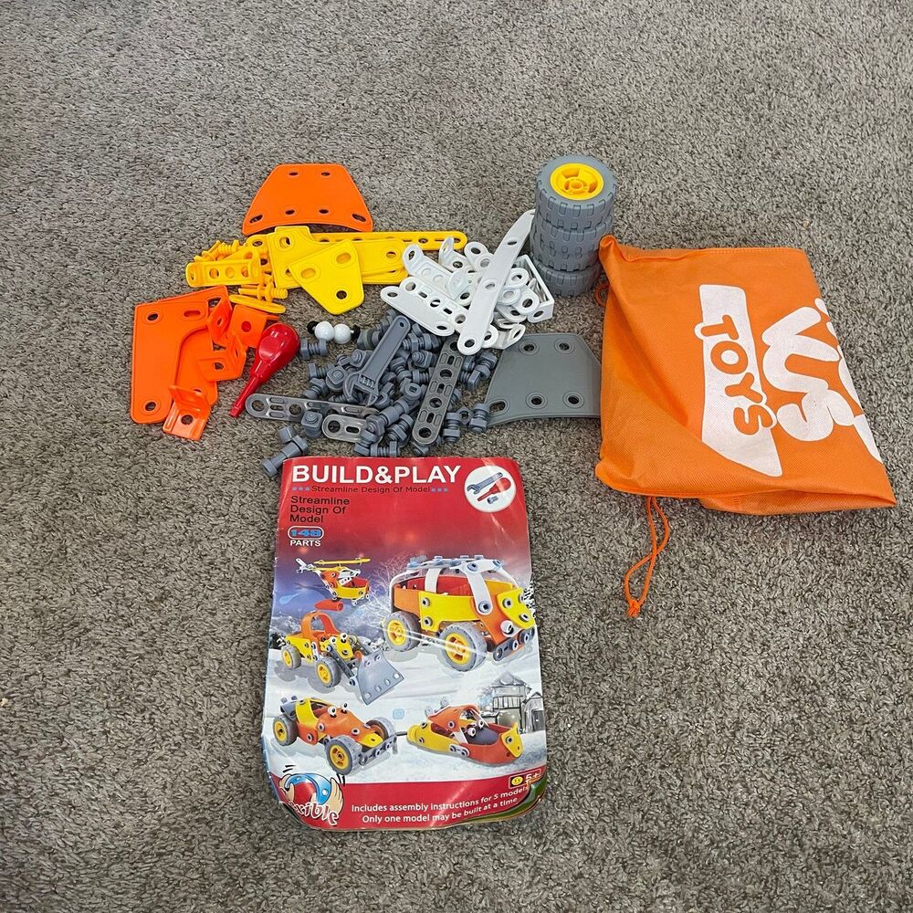 5 In 1 STEM Toy To Enjoy Learning Model Toy set Build Car Excavator Helicopter